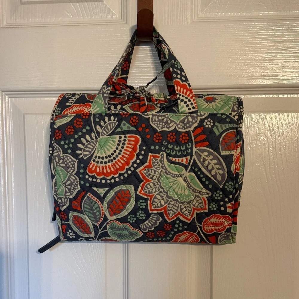 Vera Bradley Multicolor Floral Hanging Cosmetic Organizer